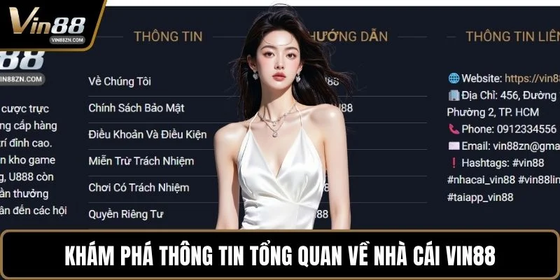Khám phá thông tin tổng quan về nhà cái VIN88